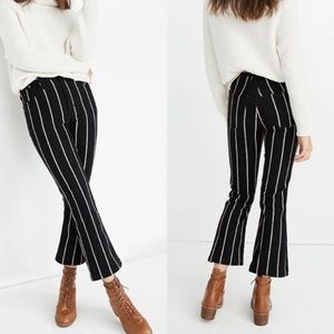 Madewell Cali Demi Bootcut Elsie Stripe Jeans 27